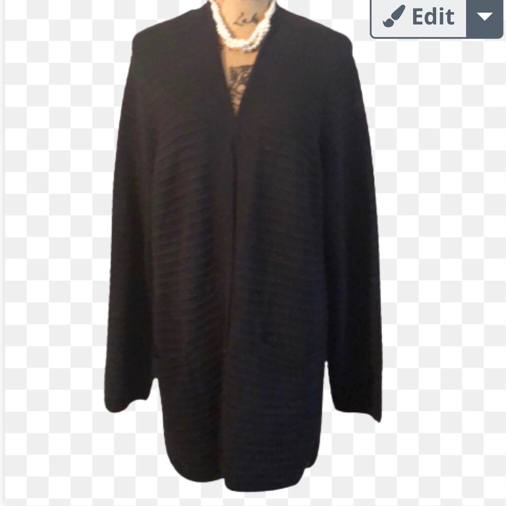 Women’s APT. 9 Open Front Long Cardigan - Picture 3 of 7